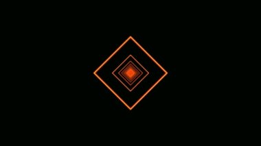 Hareketli turuncu kareler