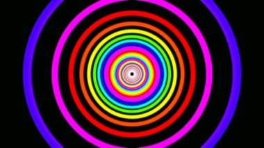 Hareketli gökkuşağı Yüzükler