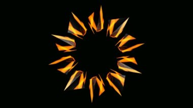 Renkli çiçek grafik öğeleri