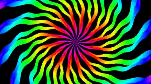 Гіпнотичний абстрактним фоном — стокове відео