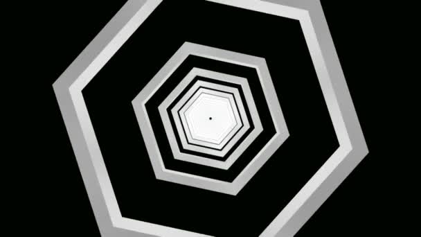 Tunnel hexagonal gris mobile 