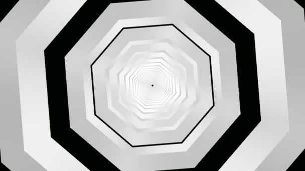 Tunnel octogonal gris mobile 