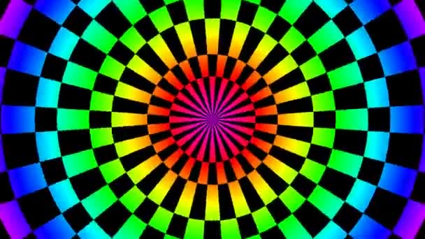 Abstrakter hypnotischer Hintergrund — Stockvideo