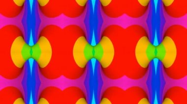 Güzel renkli sürekli değişen desenler