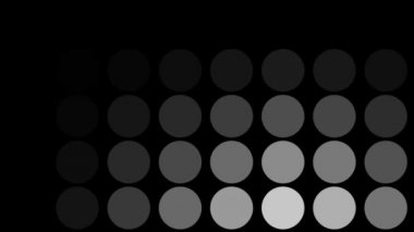 Yanıp sönen beyaz daireler