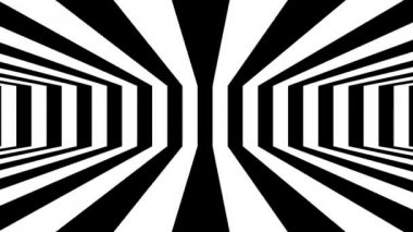 Çizgili hareketli sokak