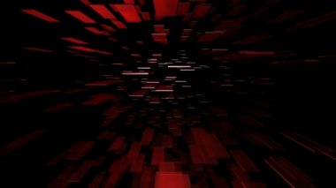 Kırmızı düşen dikdörtgenler