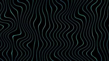 Mavi dalgalı çizgiler hareket