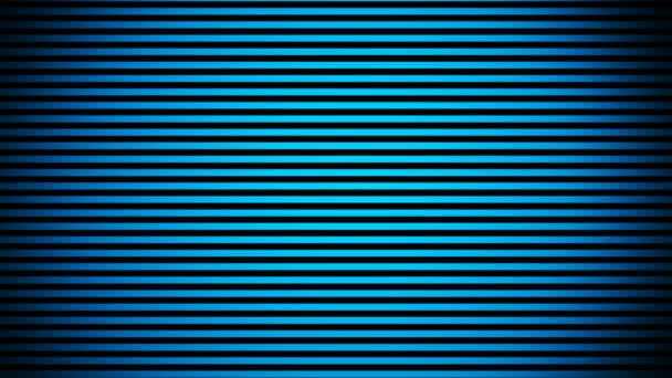 Moving blue horizontal stripes — Stock Video