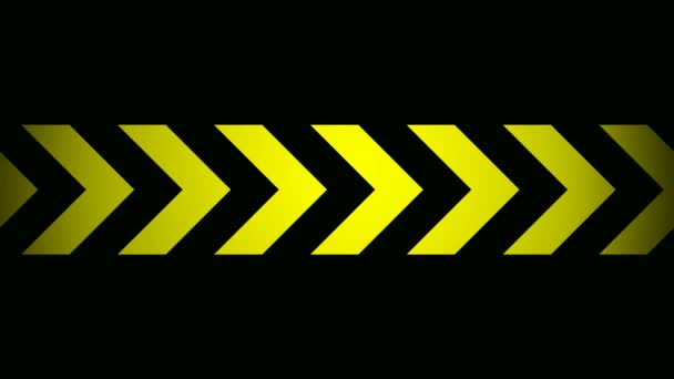 移动黄色箭头图标 — 图库视频影像