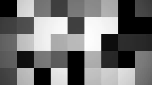 Blinkende weiße Quadrate — Stockvideo