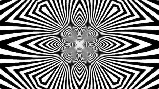 Motifs hypnotiques en mouvement 