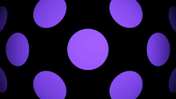 Moving purple circles — Stock Video