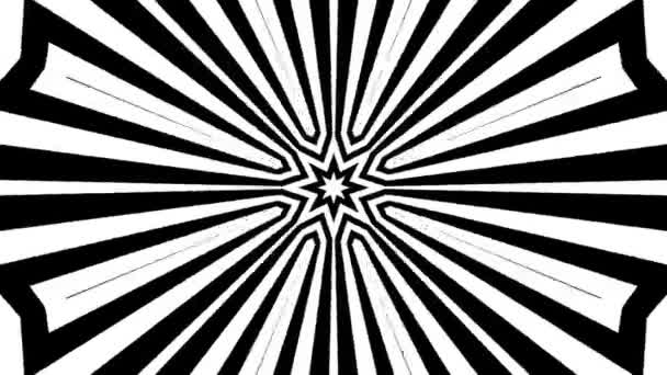 Bewegende hypnotische patronen — Stockvideo