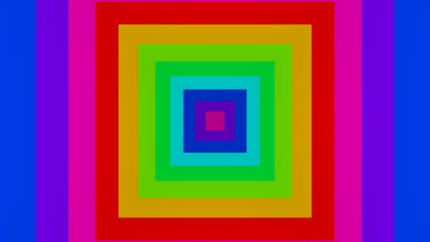 Pohybující se barevné čtverce