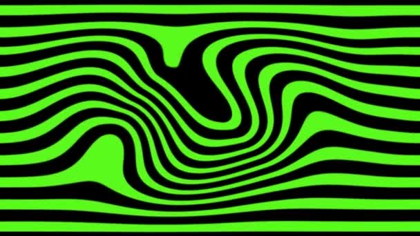 Moving wavy stripes — Stock Video