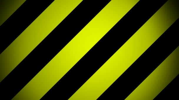 Moving yellow slanted stripes — Stock Video