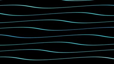 Mavi dalgalı çizgiler hareket