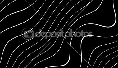 Hareketli beyaz dalgalı çizgiler