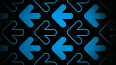 Hareketli mavi ok simgeleri