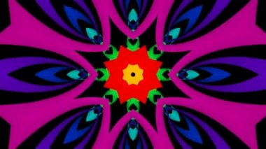 Güzel renkli sürekli değişen desenler