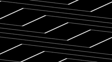 Hareketli beyaz eğrisi köşe satırları