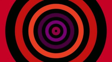 Renkli hipnotik nabız gibi atan Yüzükler