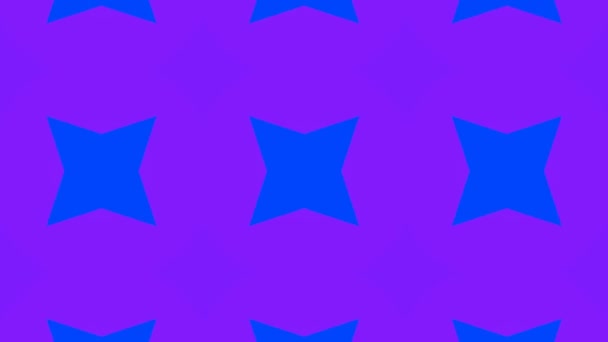 Schöne bunte kaleidoskopische Muster — Stockvideo