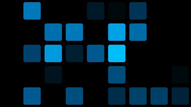 Clignotant carrés bleus 