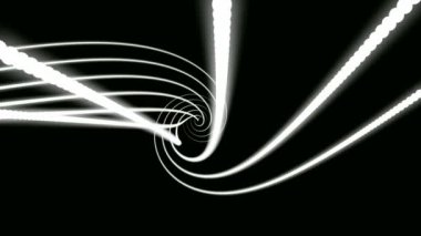 Soyut hareket dalgalı grafik öğeleri