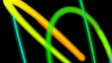 Hareketli renkli noktalar iz