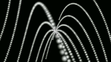 Soyut hareket grafik öğeleri nokta