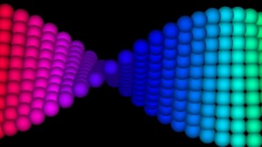 Renkli sarmal döndürme