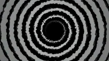 Sarmal iz beyaz daireler