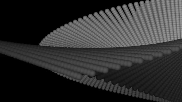 Déplacement des lignes ondulées pointillées — Video