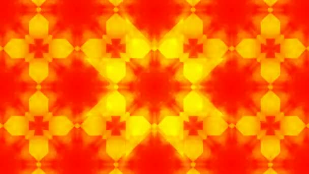 Kaleidoskopische abstrakte Muster — Stockvideo