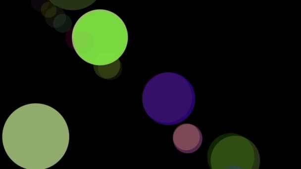 Cercles mobiles colorés 