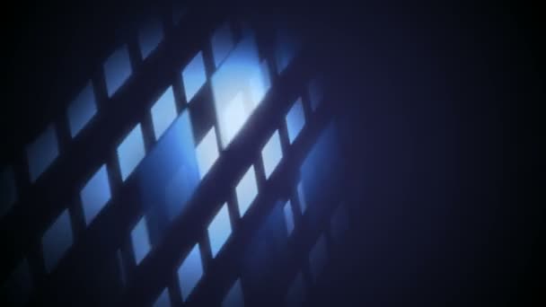 Parallelogrammi blu in movimento — Video Stock