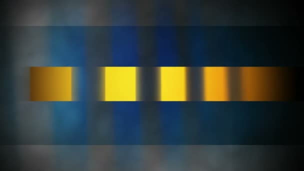 Движущиеся жёлтые и синие линии — стоковое видео