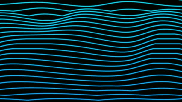 Moving wavy lines — Stock Video