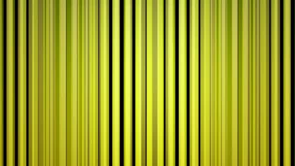 Lignes verticales mobiles jaunes — Video