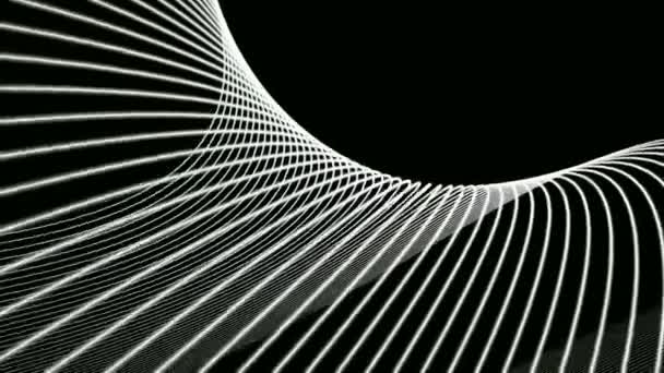 Абстрактные движения графических элементов — стоковое видео