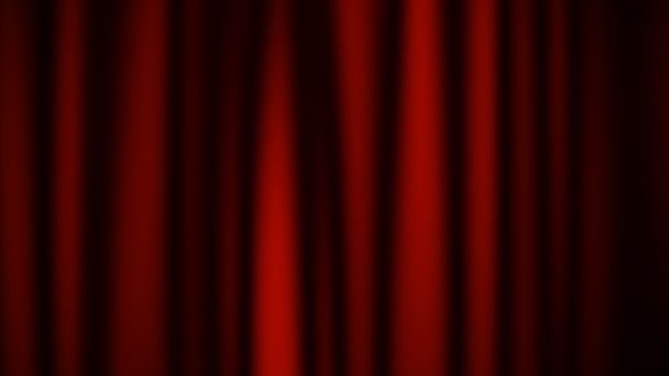 Rideau de soie rouge 