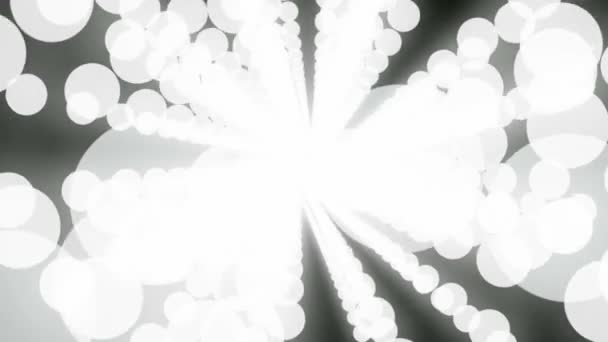 移动的白色圆圈 — 图库视频影像