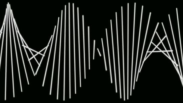 Elementy graficzne ruch streszczenie — Wideo stockowe