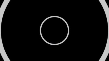 Moving red and white circles