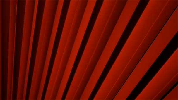 Ondes mouvantes de barres rouges 