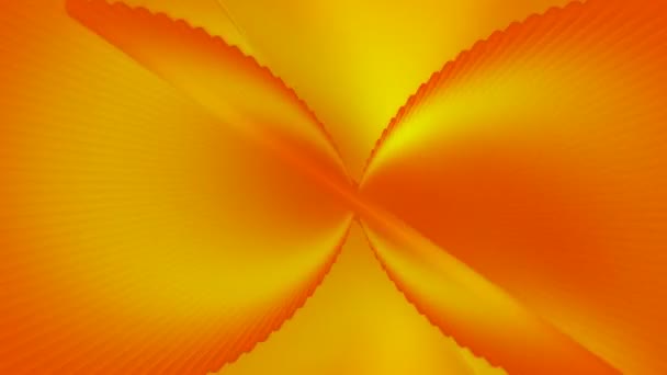 Rotating orange elements — Stock Video