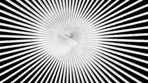 Bandes tournantes blanches et noires 