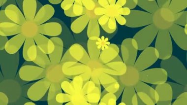 parlak çiçek desenli